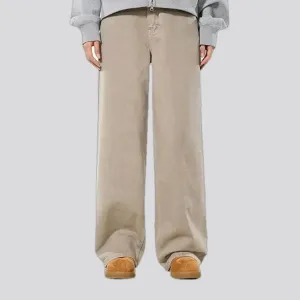 Fashionable mid rise men's jeans pants