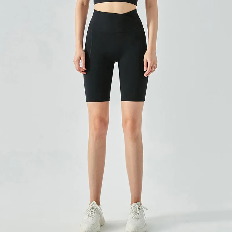 Filhot™ Y-shaped High-waisted Stretchy Yoga Shorts For Summer