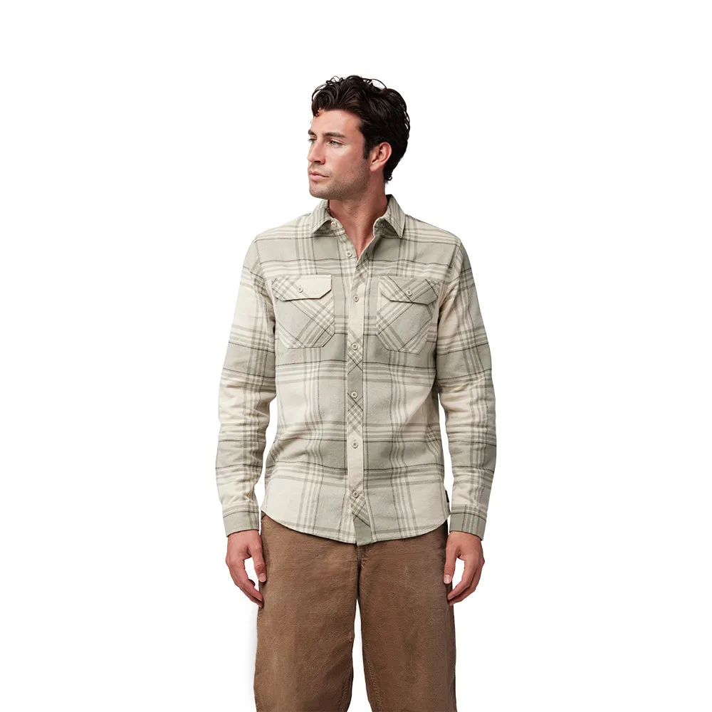 Fox Traildust Flannel Ls Shirt - Cream