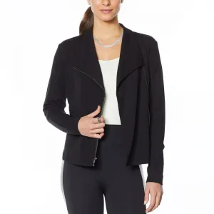 G by Giuliana Women's Jet Set French Terry Moto Jacket