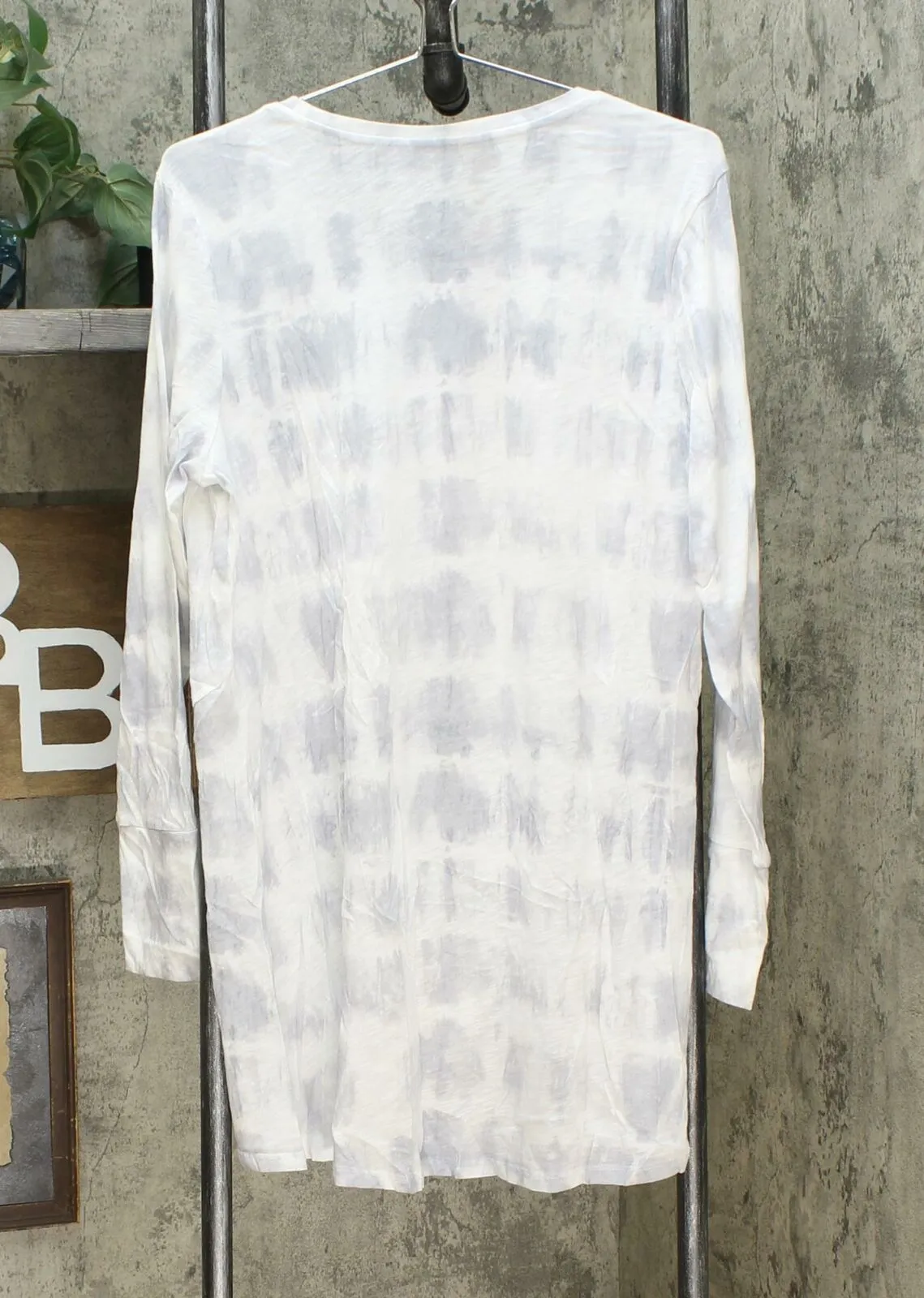 G by Giuliana Women's Jet Set Slub Knit Knot Front Tunic Top