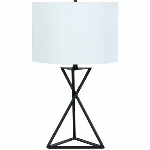 Geometric Drum Table Lamp