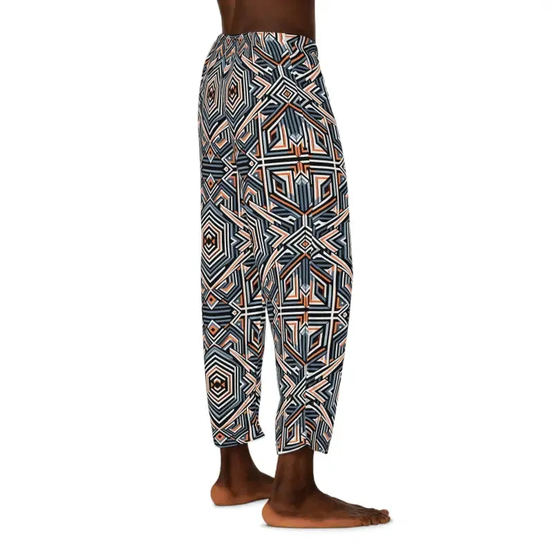 Geometric Print Men's Pajama Pants for Ultimate Comfort