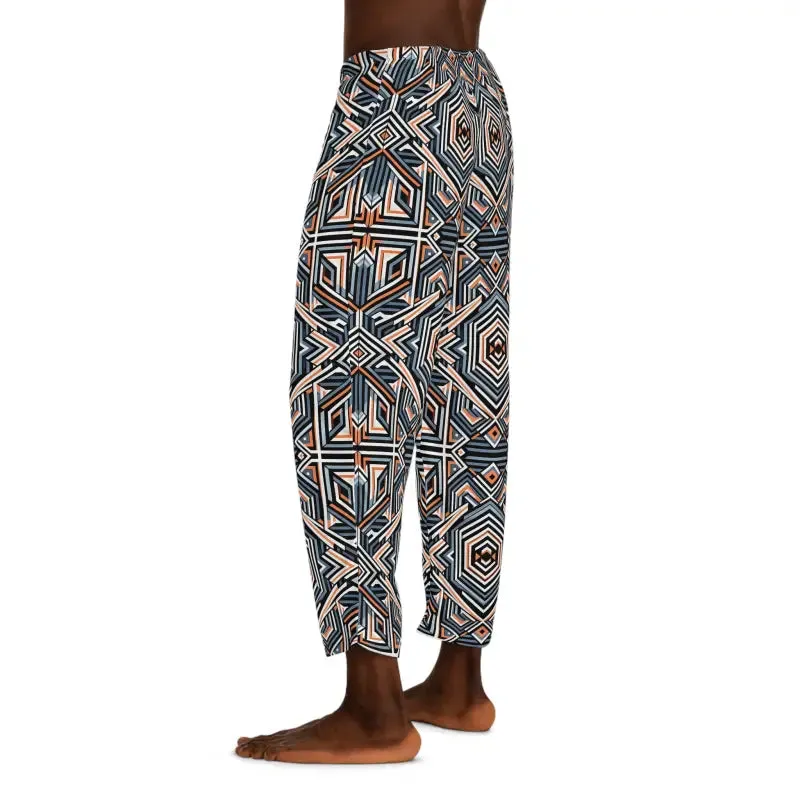 Geometric Print Men's Pajama Pants for Ultimate Comfort