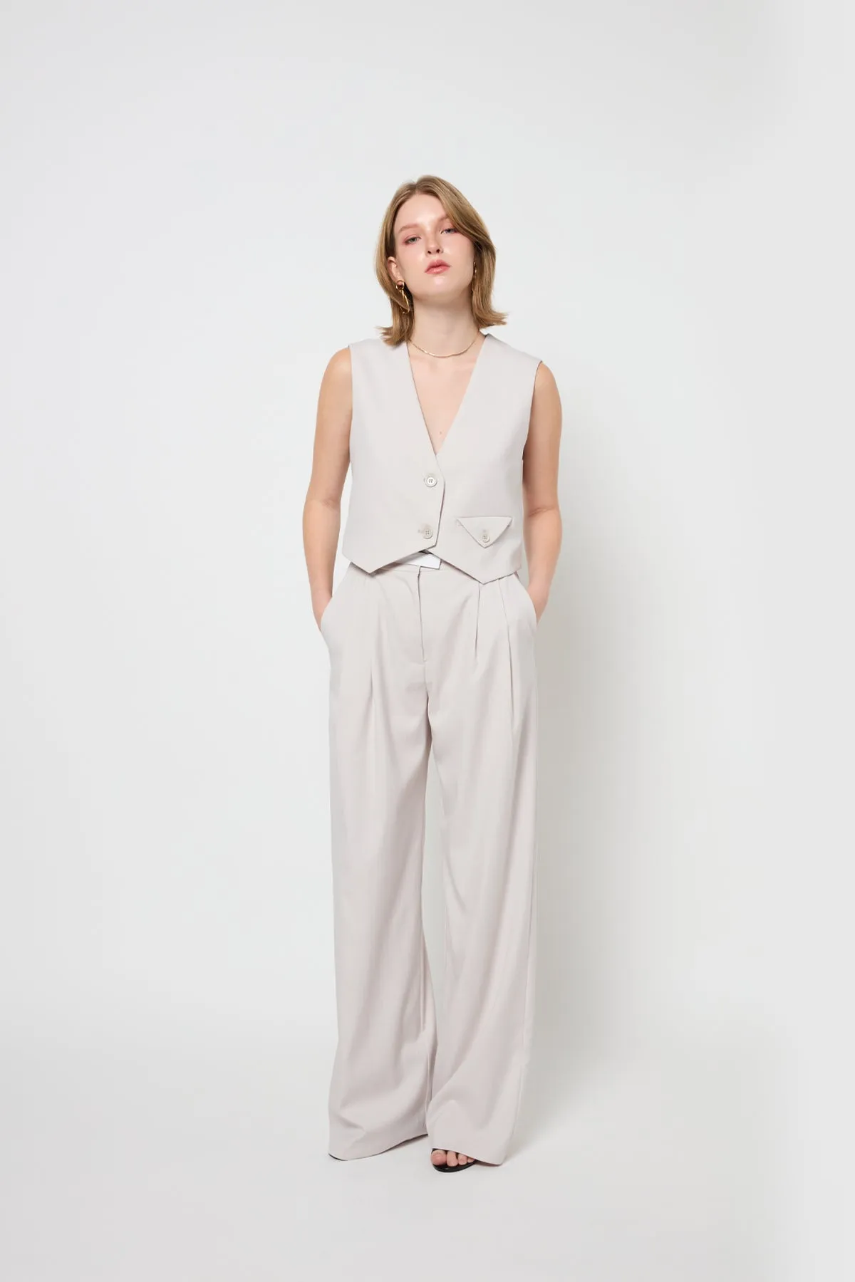 Gilet Vest (LB46HEETNT) - PERLA
