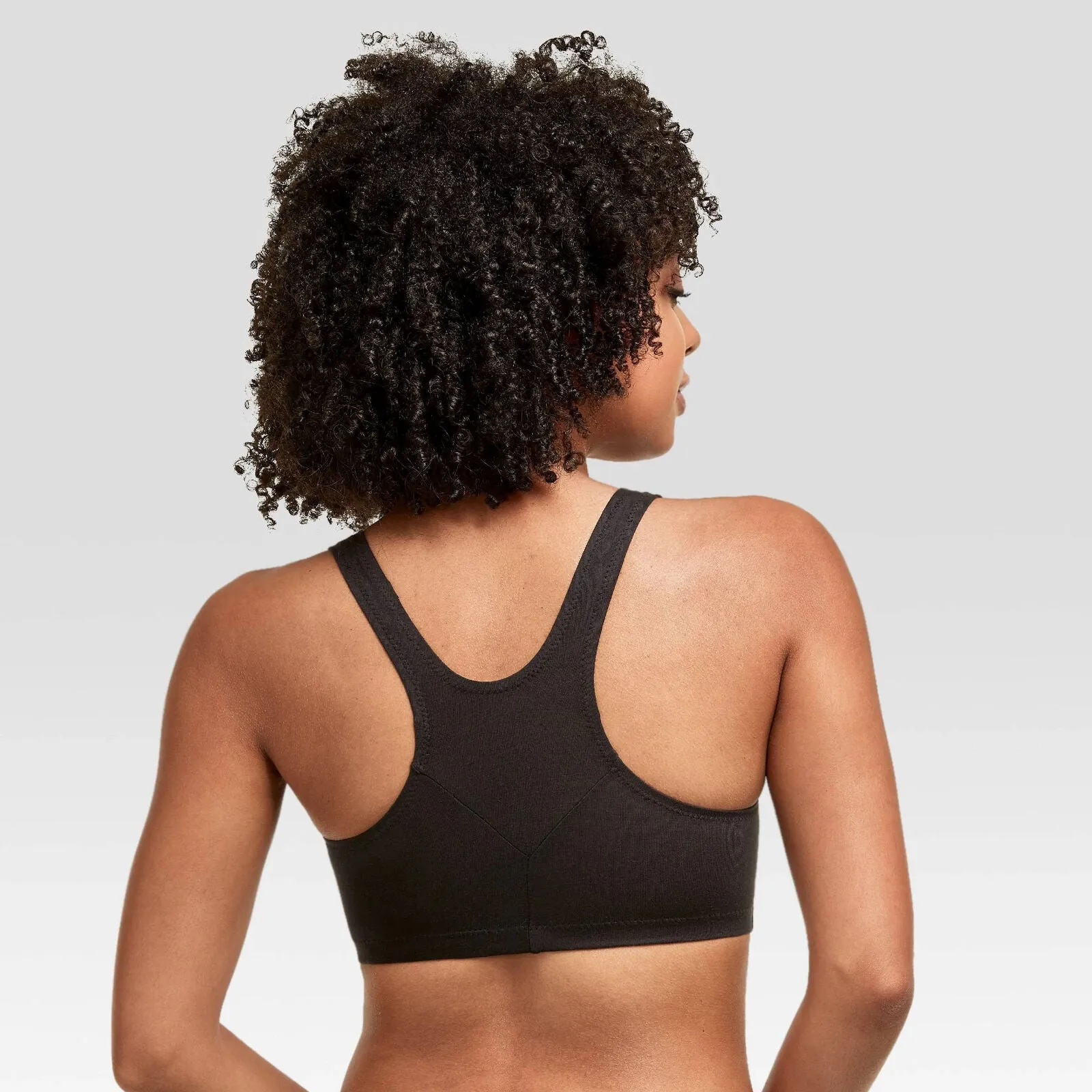 Hanes Women's ComfortFlex Fit Stretch Cotton Sport Bra 2-Pack. H570