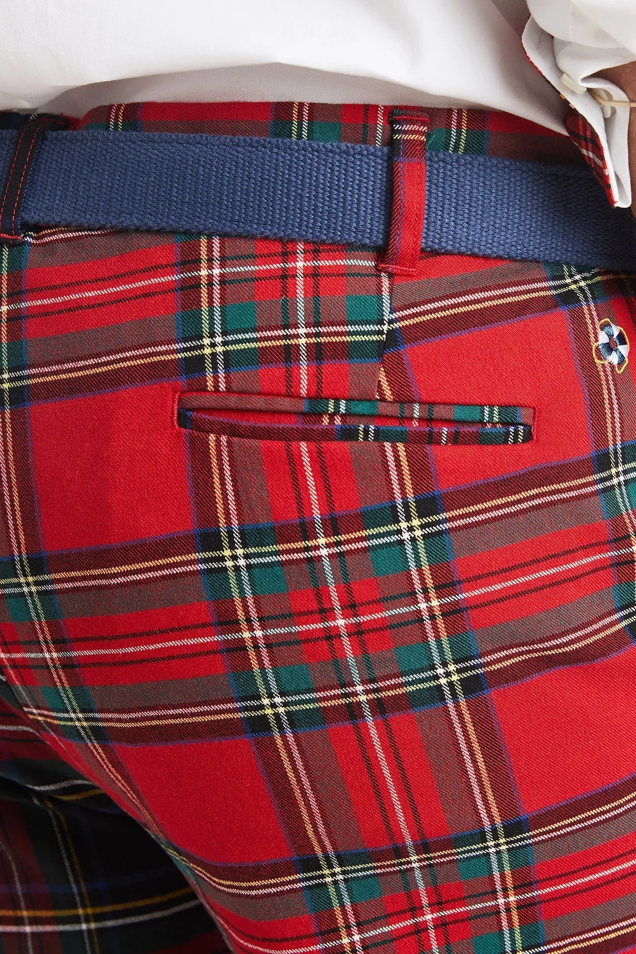 Harbor Pant Stretch Twill Tartan Panel