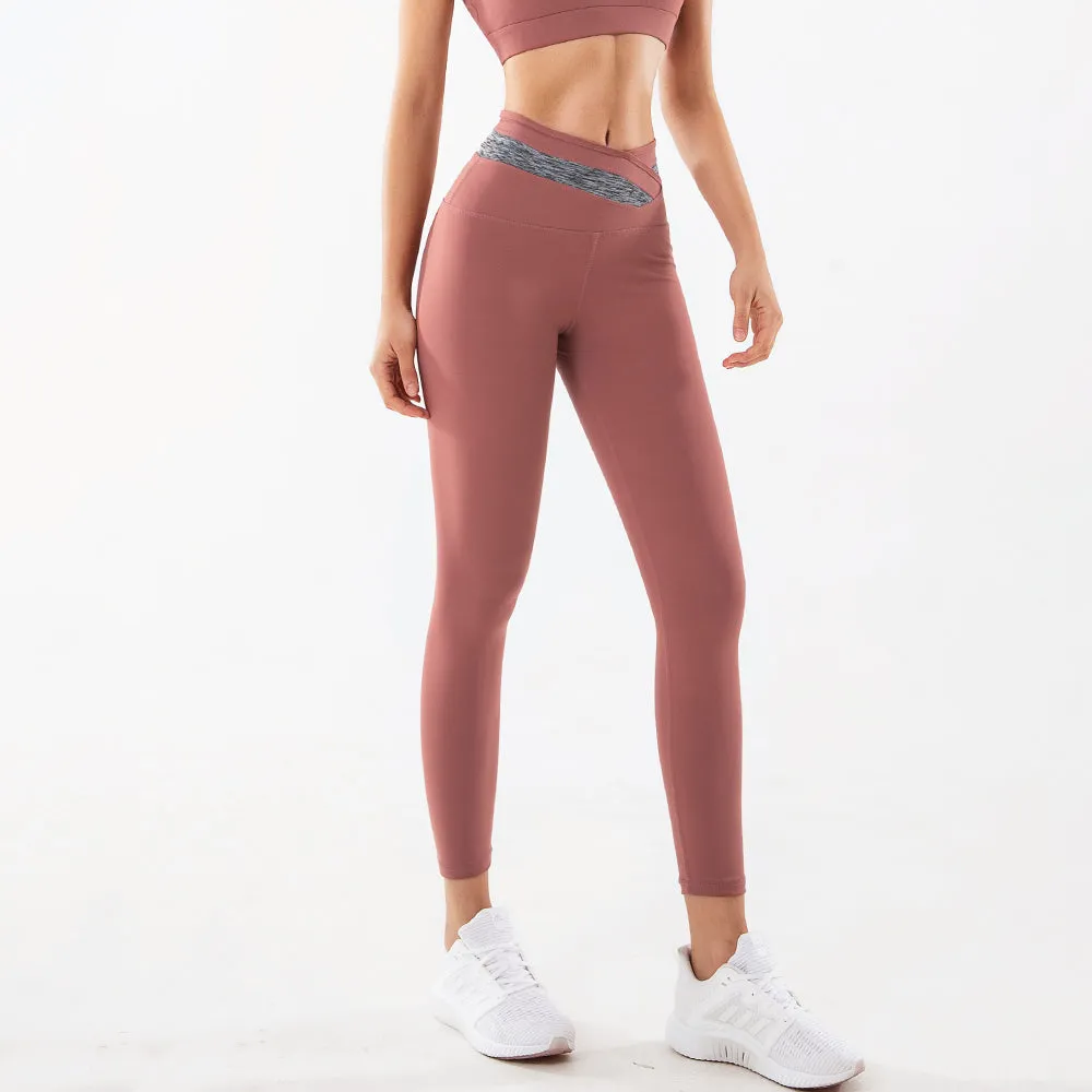 High Quality Breathable Sports fitness Women Yoga Pants Stretchy Leggings