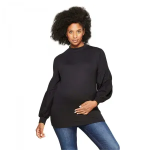 Isabel Maternity by Ingrid & Isabel Voluminous Long Sleeve French Terry Top