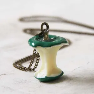 J 201 - An Apple A Day Necklace in Green