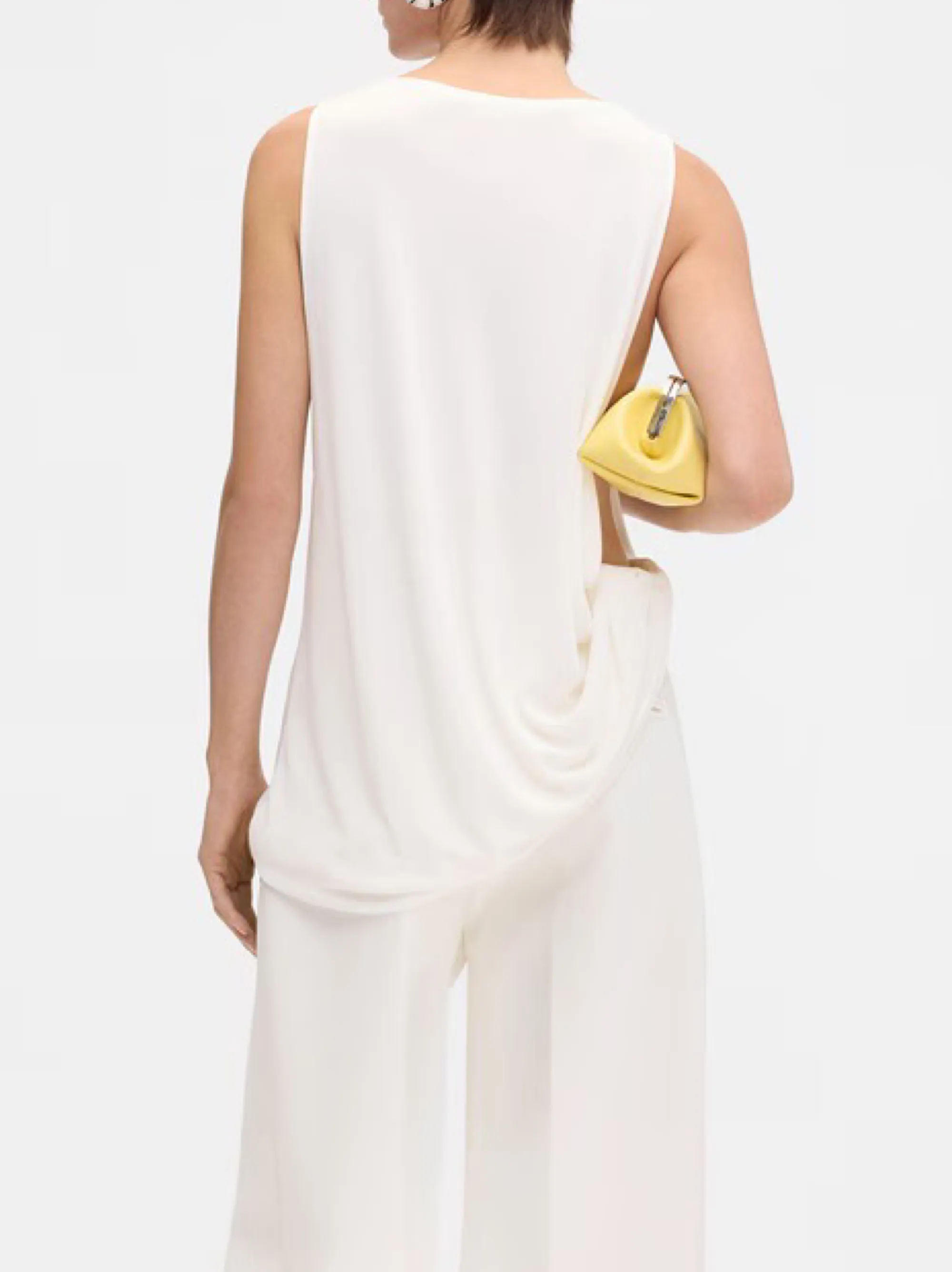 Jacquemus The Peplo Top in White