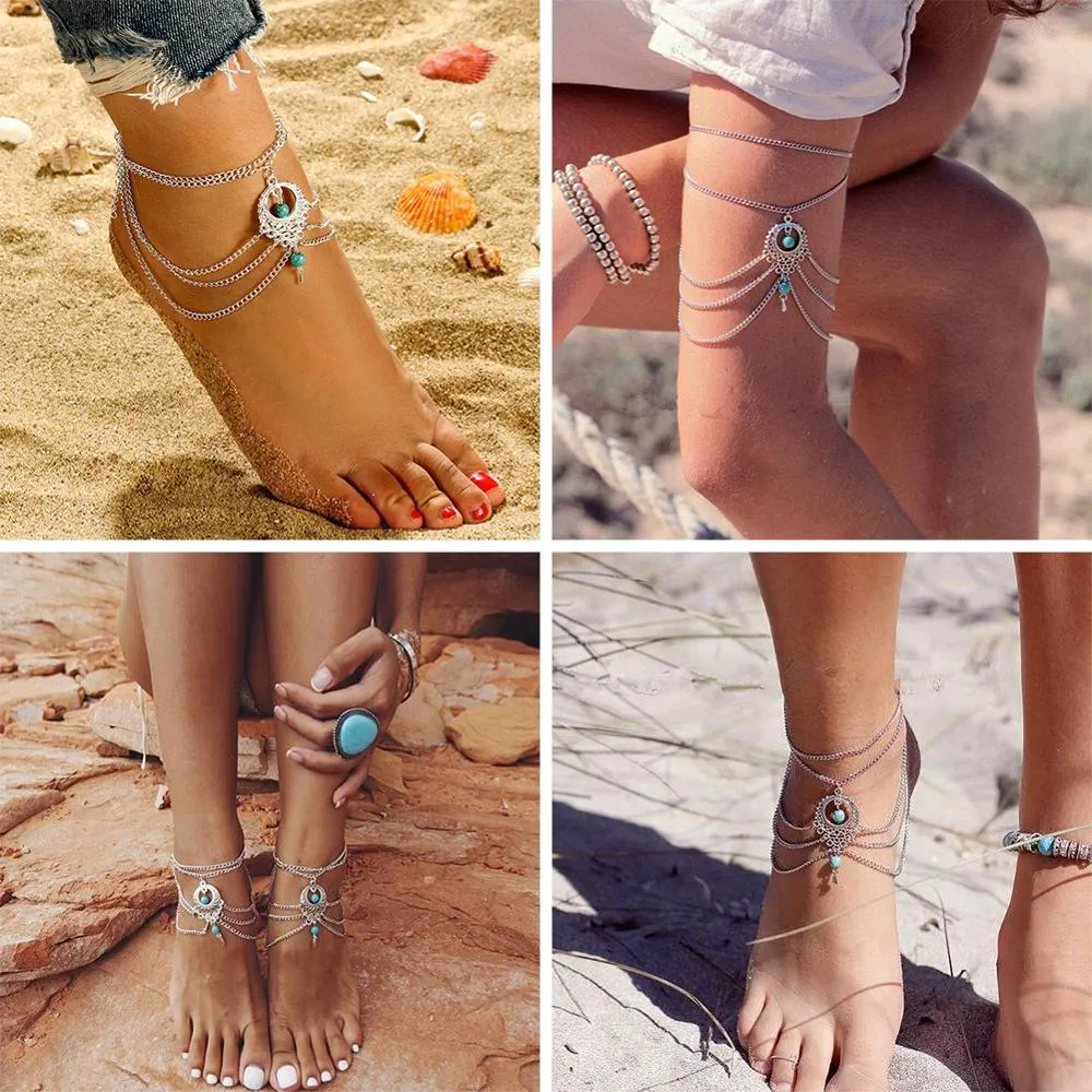 Jewellery - Bohemian Rhinestone Anklet
