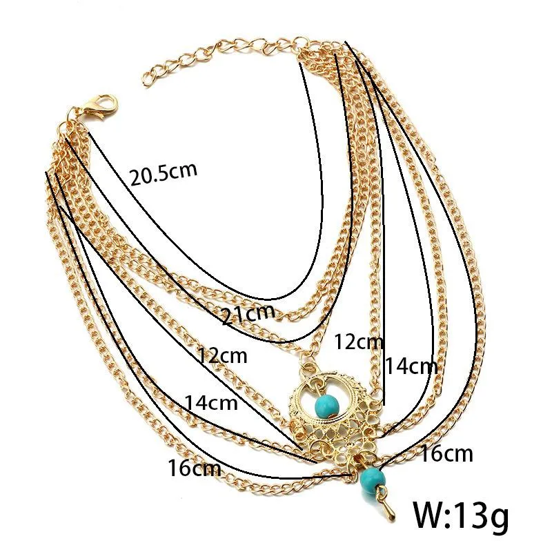 Jewellery - Bohemian Rhinestone Anklet