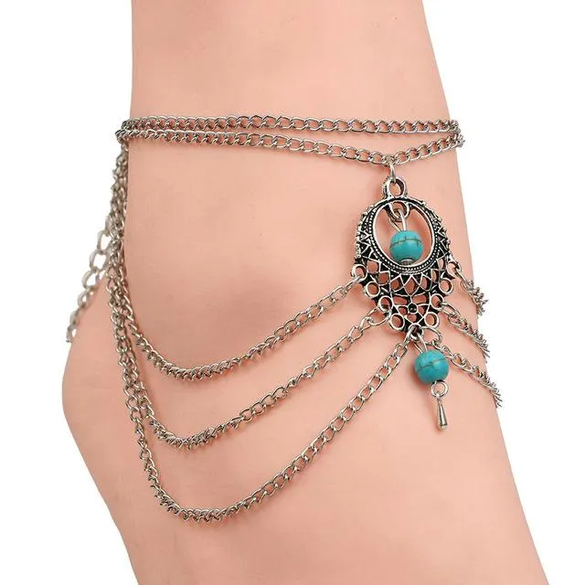 Jewellery - Bohemian Rhinestone Anklet