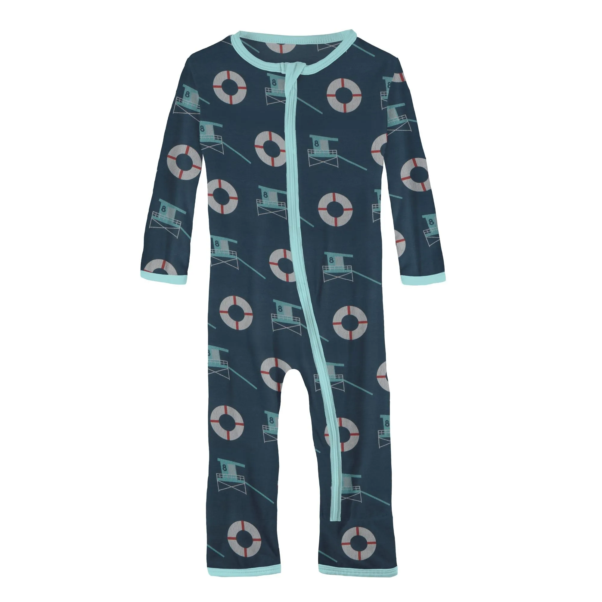 KicKee Pants Deep Sea Lifeguard Coverall with Zipper