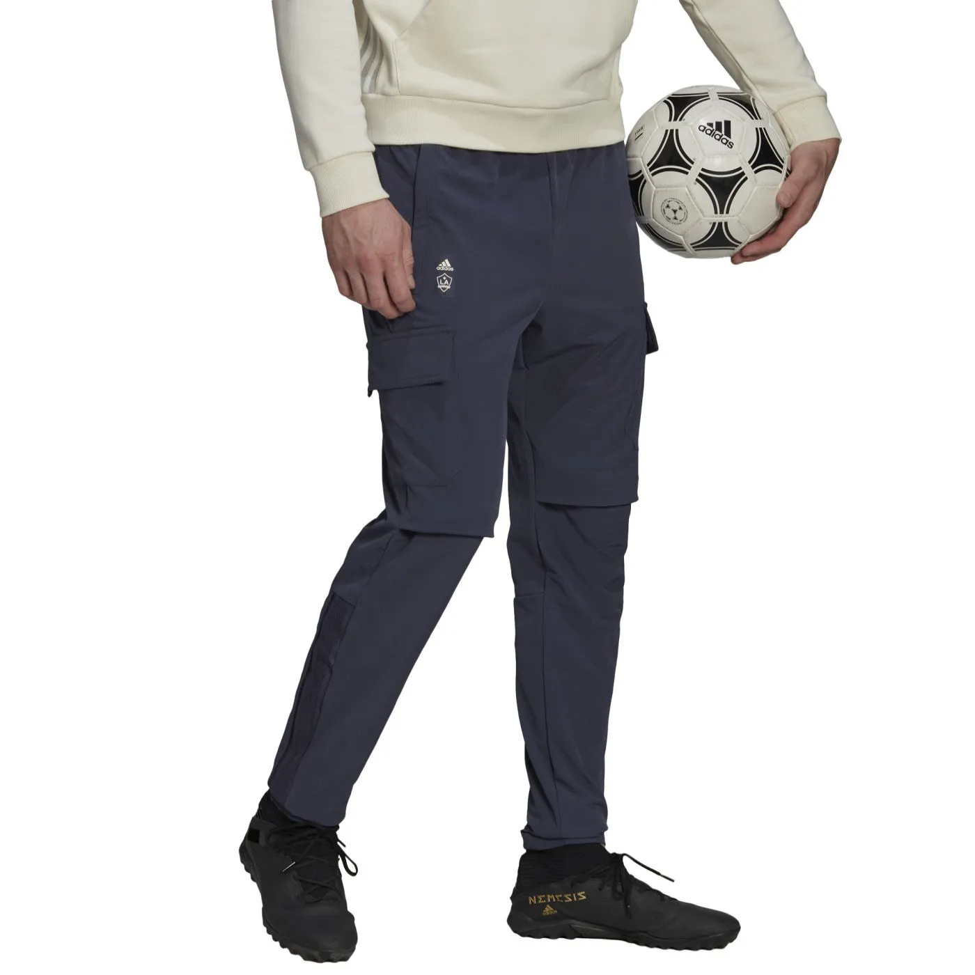 LA Galaxy casual Travel hooded presentation tracksuit 2022 - Adidas