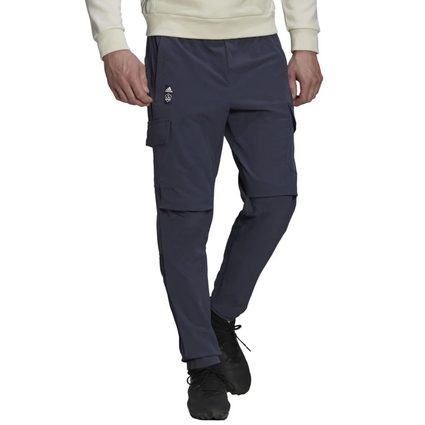 LA Galaxy casual Travel hooded presentation tracksuit 2022 - Adidas