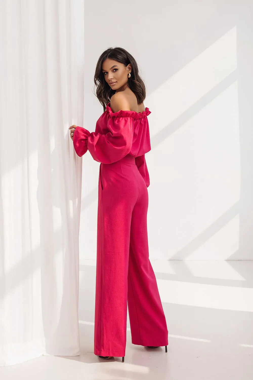 LaBalancia classic style blouse with trousers set