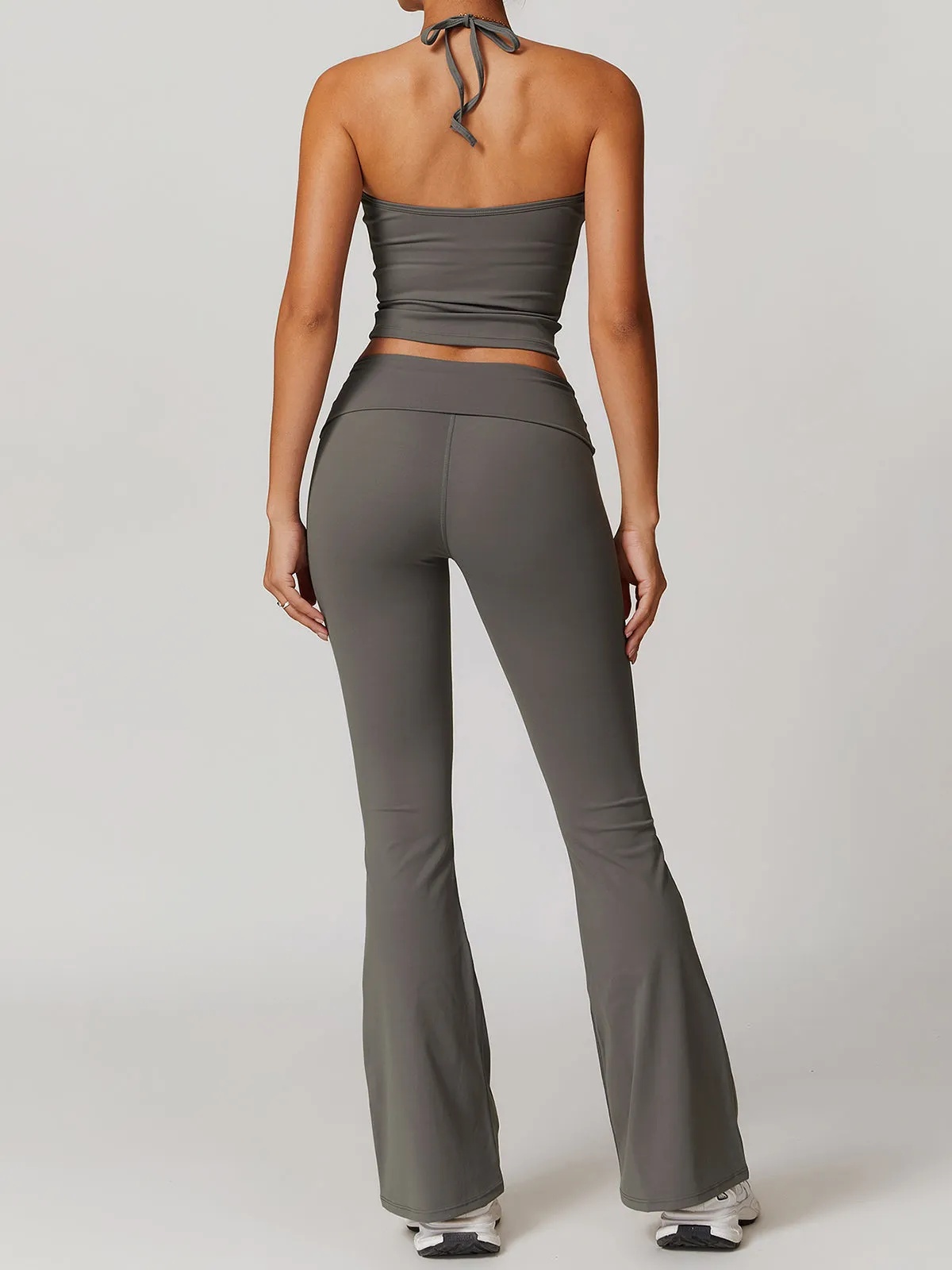 Lace Up Active Pants Set