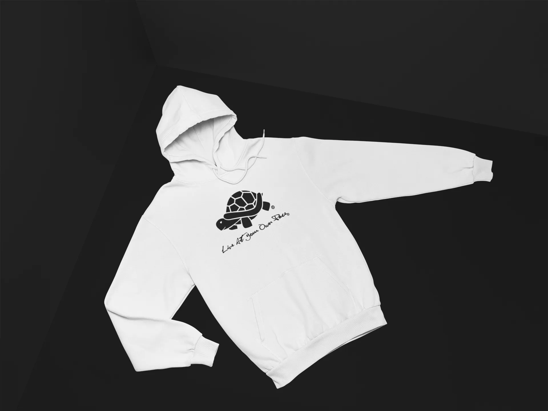 LAYOP Turtle Hoodie [White/Black]