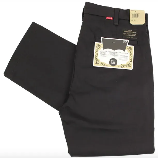 Levis Skate Work Pants Black Twill