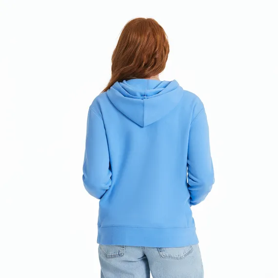 Life is Good Women's Daisy Circle Psychedelic Simply True Fleece Hoodie