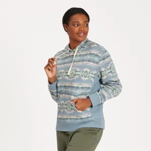 Life is Good Women's Southwestern Geo Pattern Simply True Fleece Hoodie