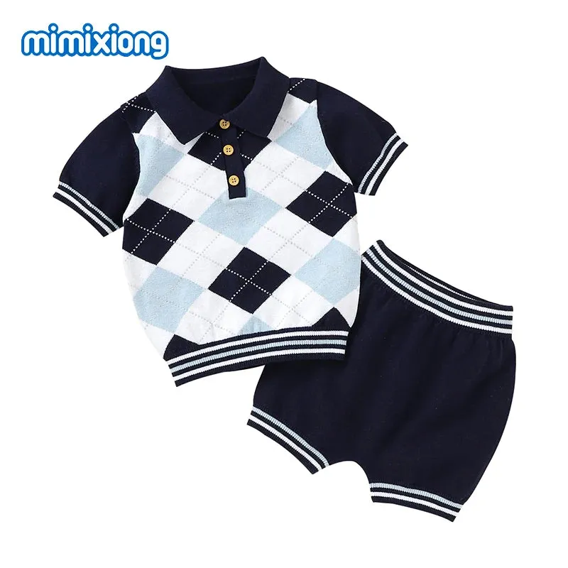Little Golfer Knitted Set