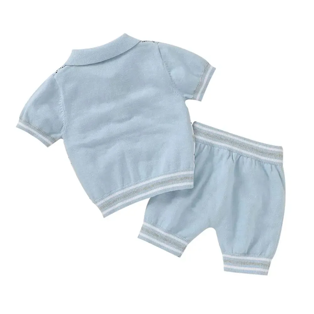 Little Golfer Knitted Set