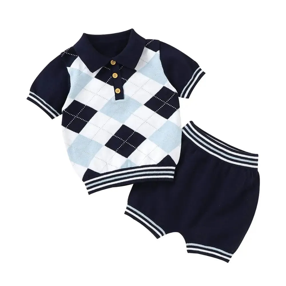 Little Golfer Knitted Set