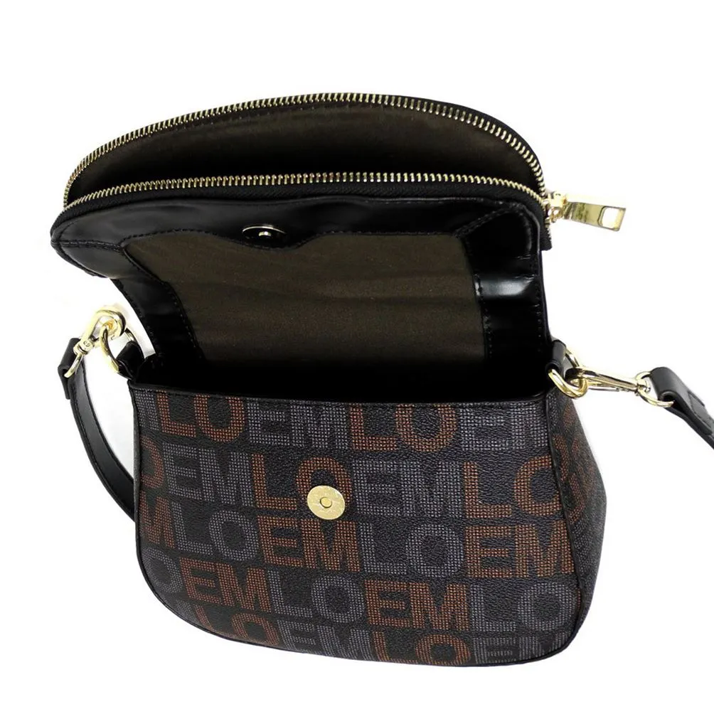 LOEM signature beige cream white cross-body shoulder Bag wallet set pockets