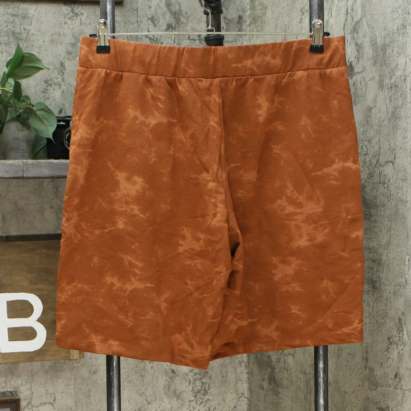 LOGO Lounge by Lori Goldstein Printed French Terry Bermuda Shorts