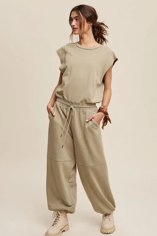 Loose Jogger Jumpsuit