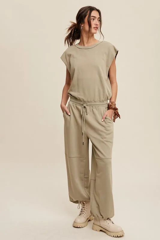 Loose Jogger Jumpsuit