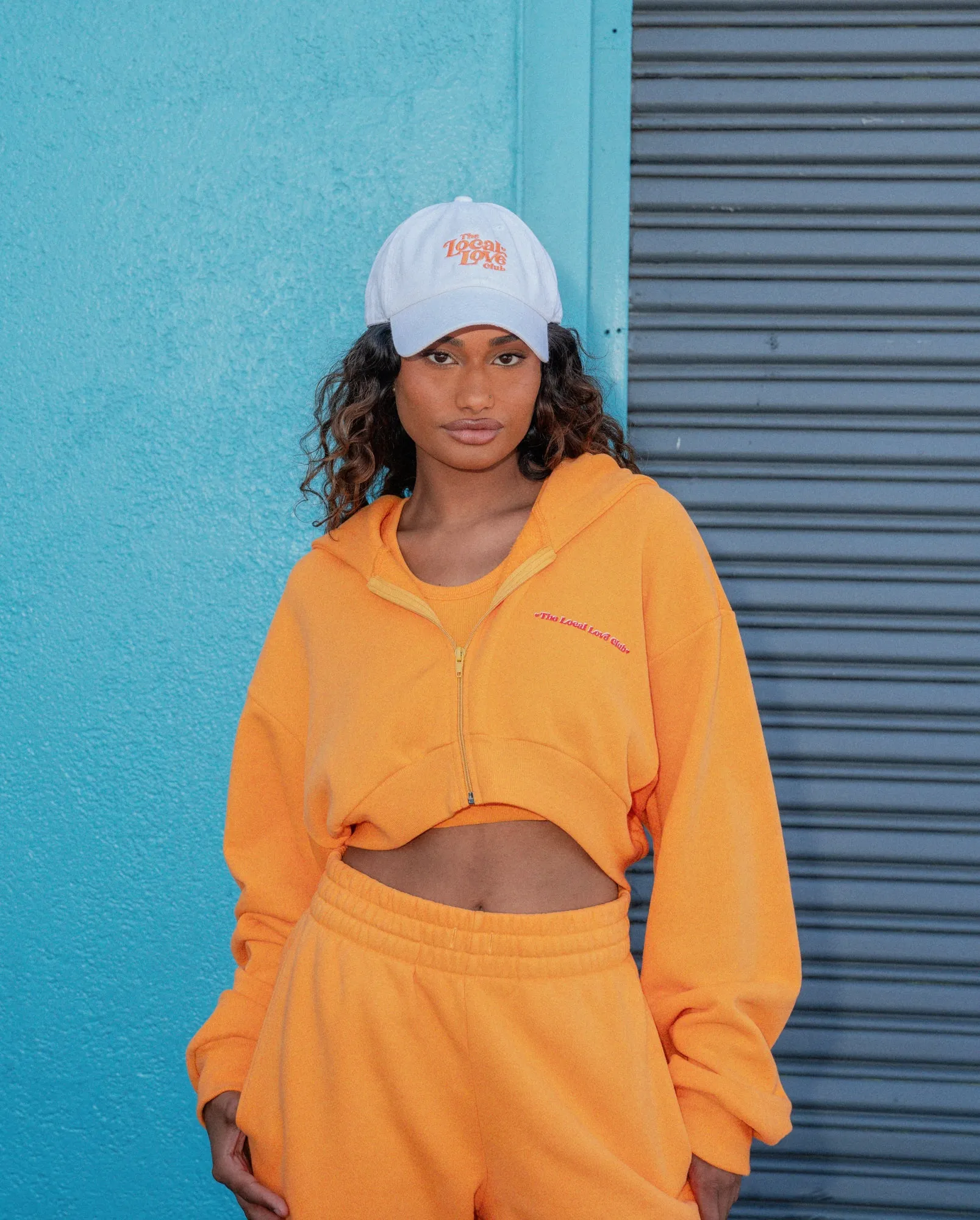 LOVER'S UNIFORM HAT IN ORANGE SHERBET