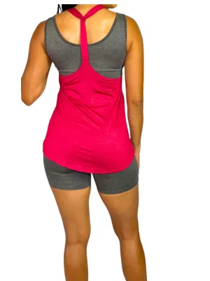 Luna - Berry Sports Tank Top TN-143