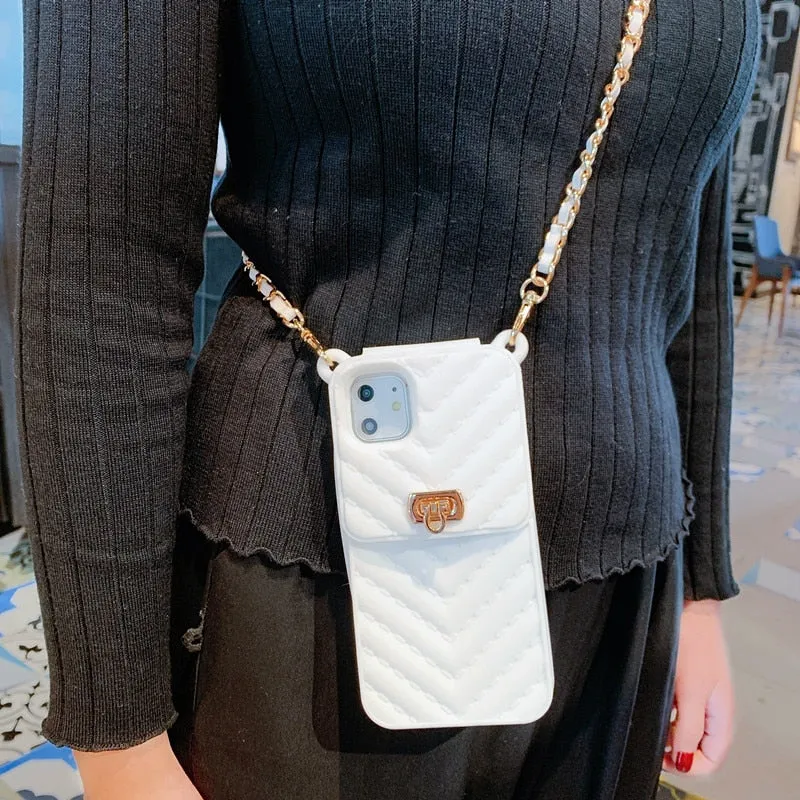 Luxurious Portable Phone Case with Trendy Calf