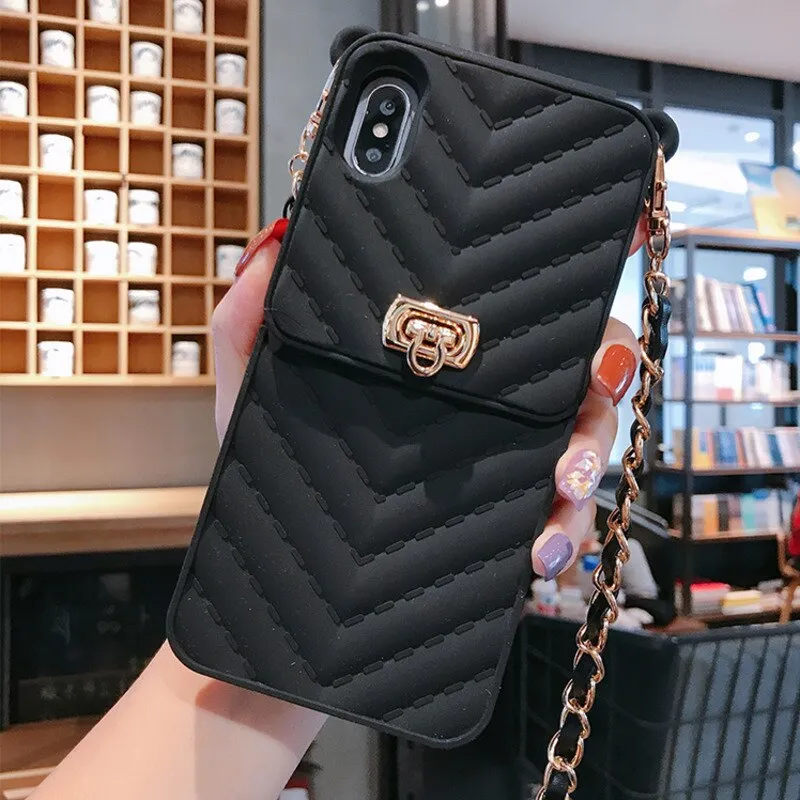 Luxurious Portable Phone Case with Trendy Calf