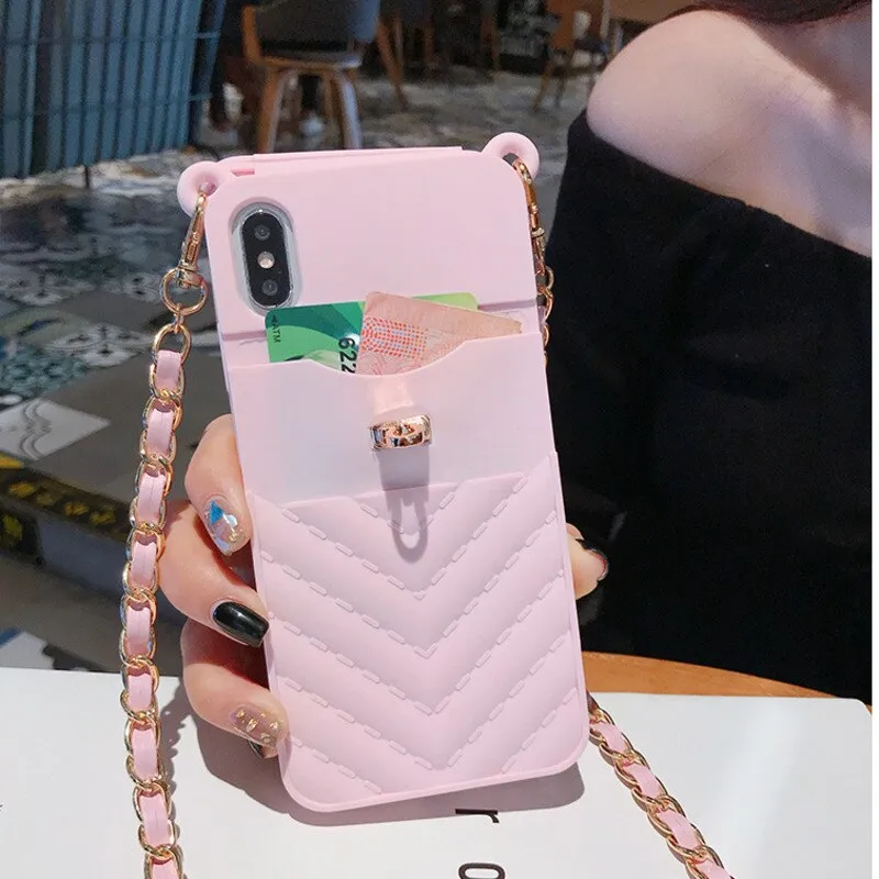 Luxurious Portable Phone Case with Trendy Calf