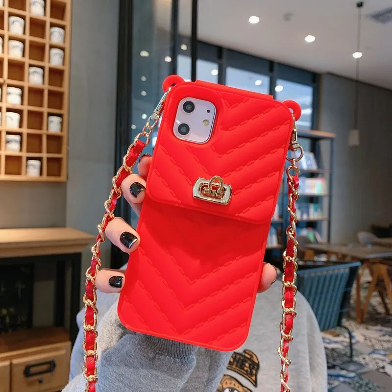 Luxurious Portable Phone Case with Trendy Calf