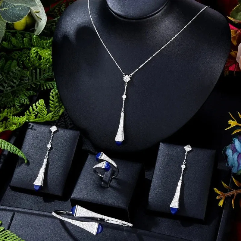 Luxury African Flowers Jewelry Sets For Women Wedding Jewelry