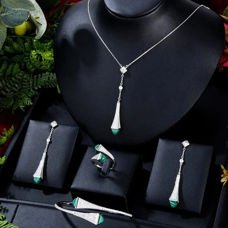 Luxury African Flowers Jewelry Sets For Women Wedding Jewelry