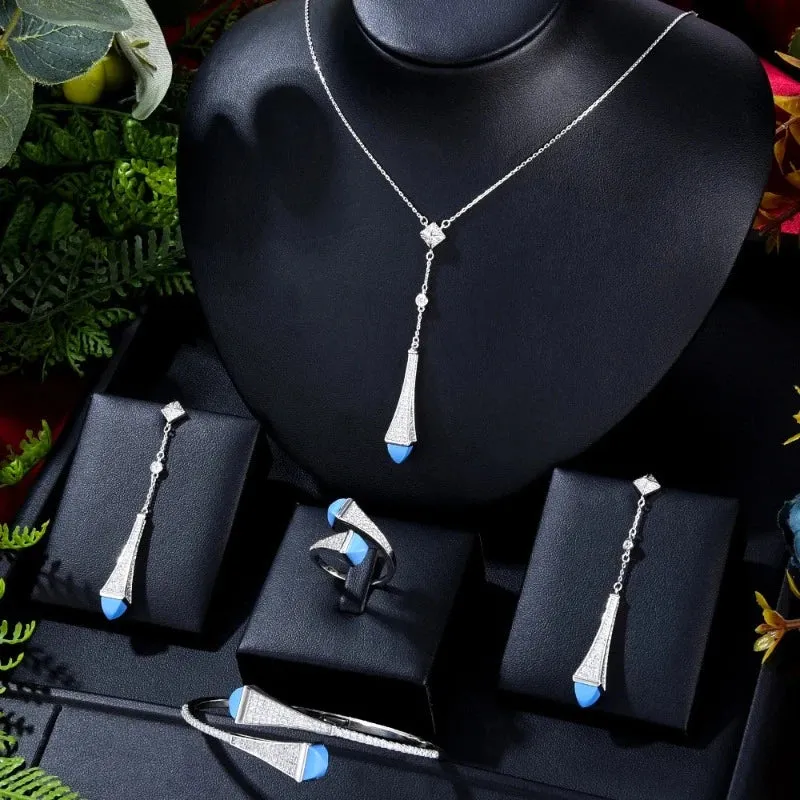 Luxury African Flowers Jewelry Sets For Women Wedding Jewelry