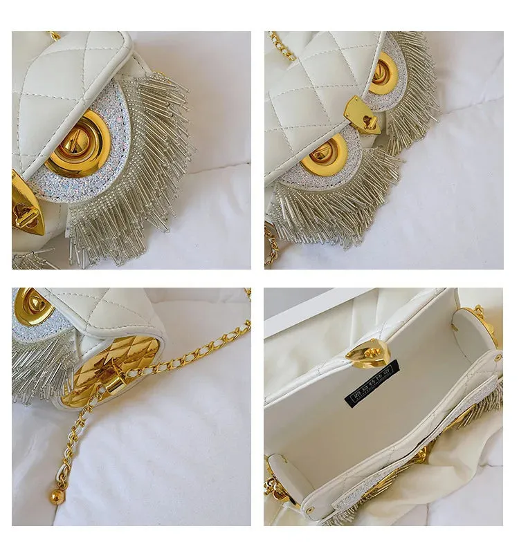Luxury Designer Handbag Fashion Tassel Crossbody Bag