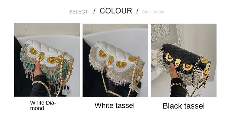 Luxury Designer Handbag Fashion Tassel Crossbody Bag