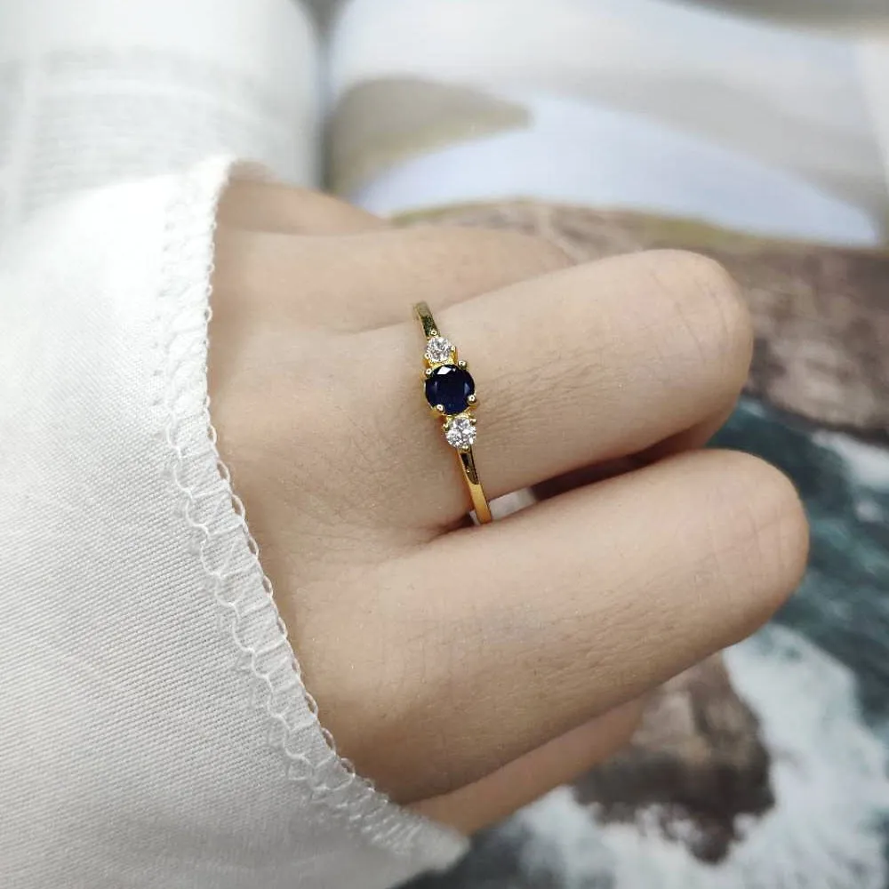 Luxury Emerald Gold Ring For Women Wedding Jewelry
