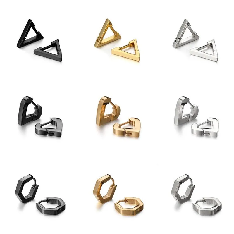 Luxury Triangle Stud Earrings For Women Anniversary Jewelry