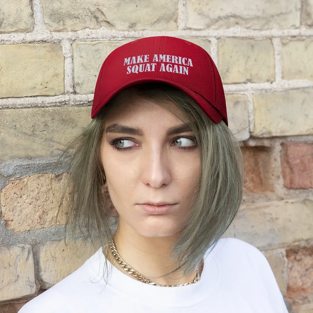 Make America Squat Again - Unisex Twill Hat