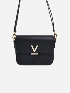 Margot Vegan Bio-Based Bamboo Leather Crossbody | Black