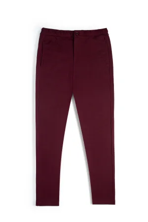Maroon Terry Trousers